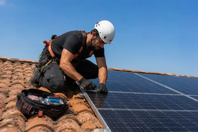 Maintenance et monitoring de panneaux solaires à Saint-Jean-de-Soudain