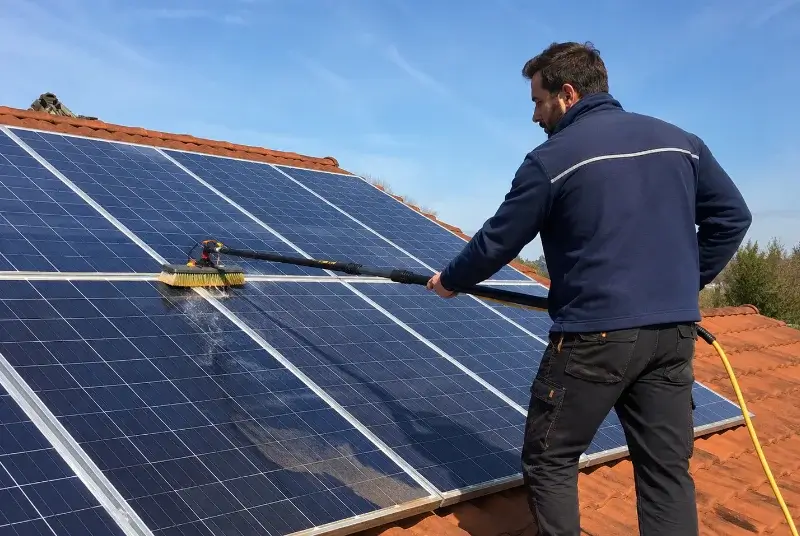 Nettoyage et entretien de panneaux solaires à Saint-Jean-de-Soudain