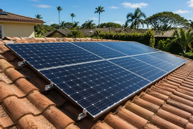 Installation de panneaux solaires à Saint-Jean-de-Soudain